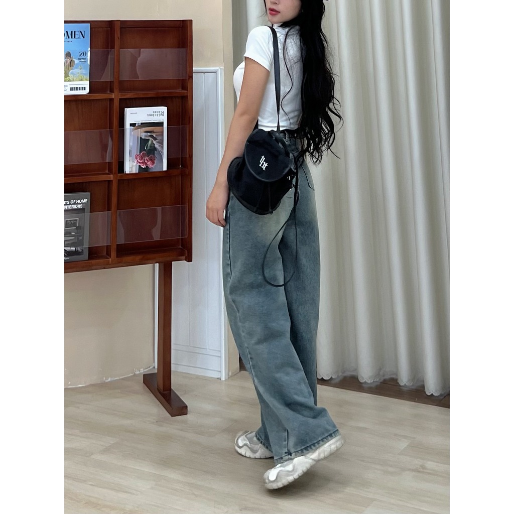 Quần jean rách ống suông phong cách Retro - 247store.vn - Quanjeanrach9301_P4K15