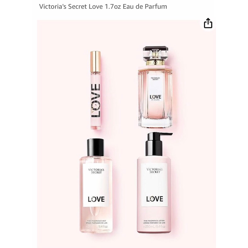 Nước hoa Love Victoria's Secret 50ml, 100ml EDP