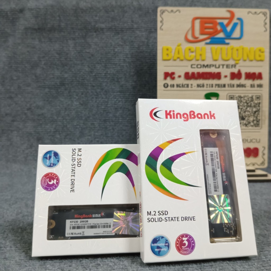 Ổ CỨNG SSD KINGBANK KP230 M.2 NVME 256GB PCIE GEN3X4 NEW BẢO HÀNH 36 THÁNG