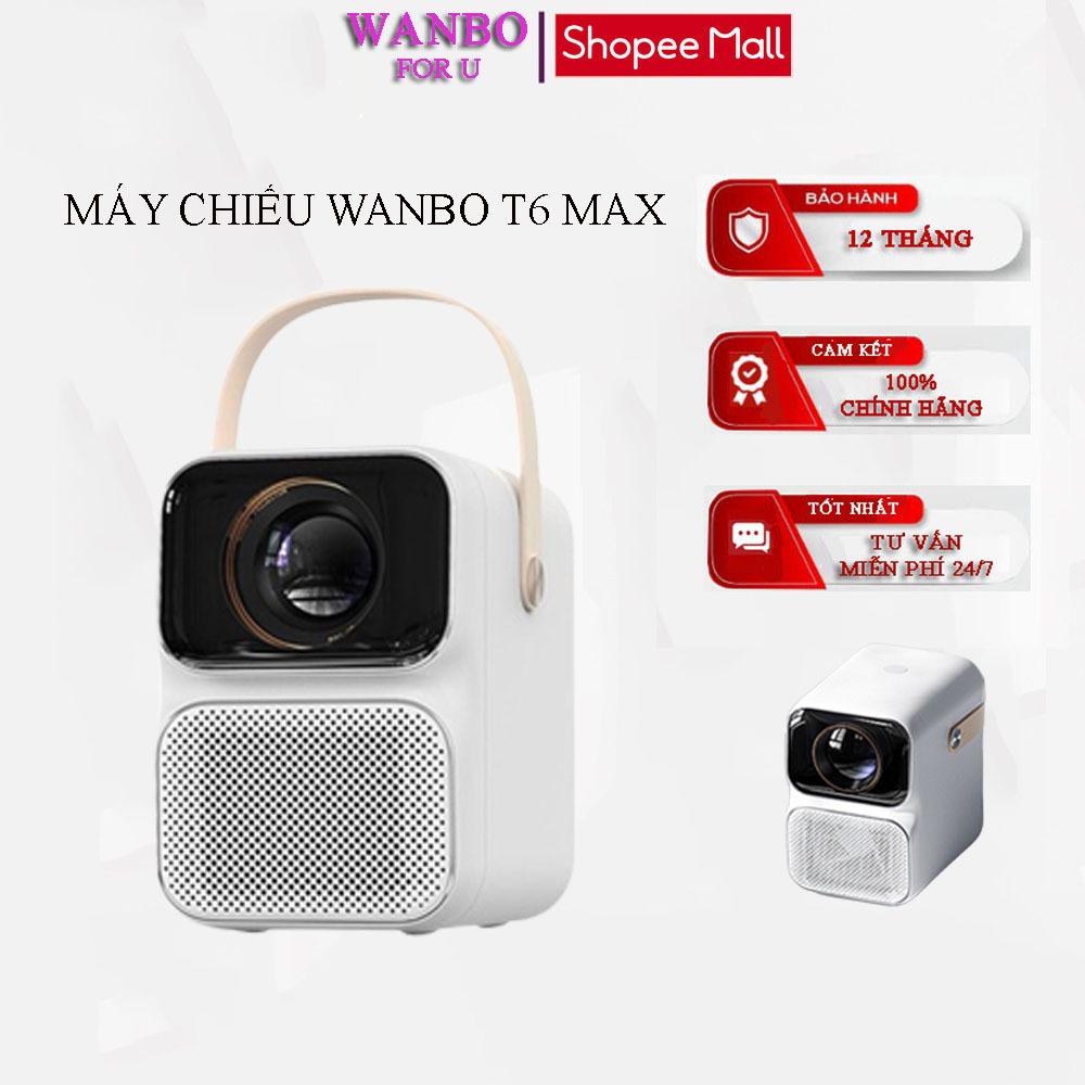 Máy chiếu Wanbo T6 Max - Độ phân giải vật lí 1080P