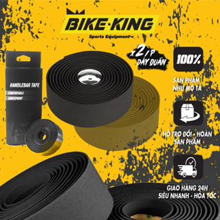 Bộ 2 Dây Quấn Ghi Đông Mút EVA (Foam Mềm) cho Xe Đạp Road & Fixed-Gear - Đệm Cao Su Giảm Xóc Đàn Hồi Thoáng Khí BGD