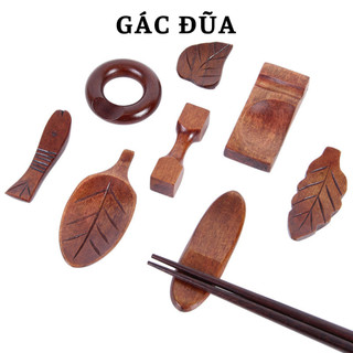 Gác đũa bằng gỗ, gác đũa Nhật bản, dụng cụ ăn uống decor chụp ảnh