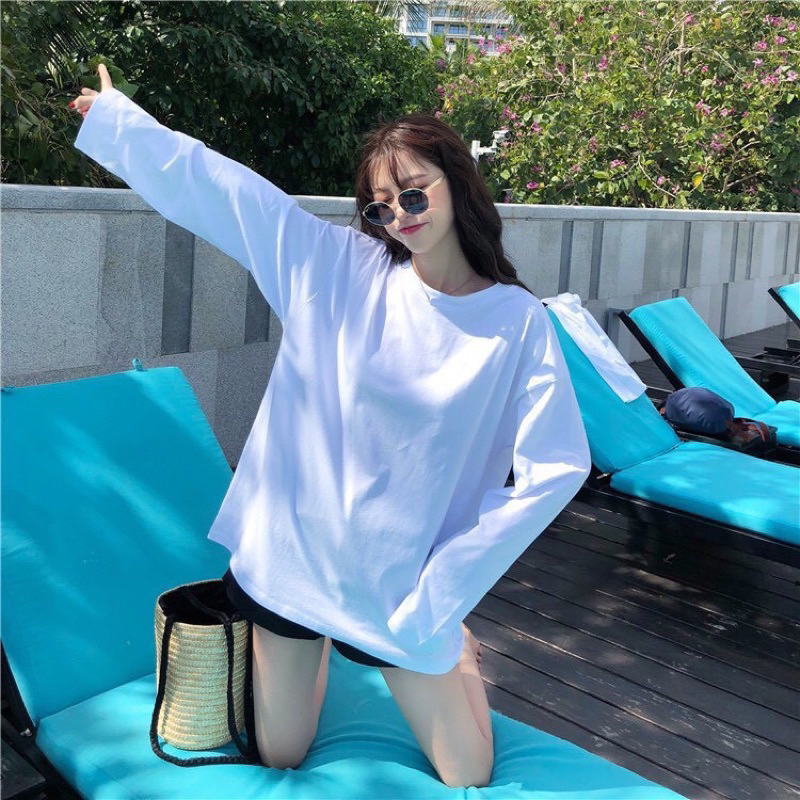 Áo thun dài tay cotton khô unisex