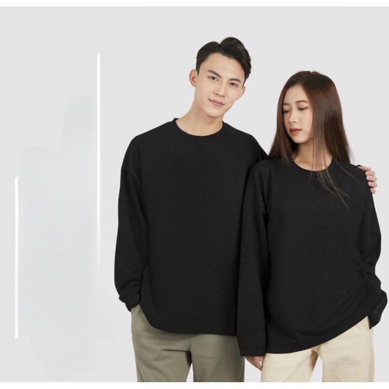 Áo thun dài tay cotton khô unisex