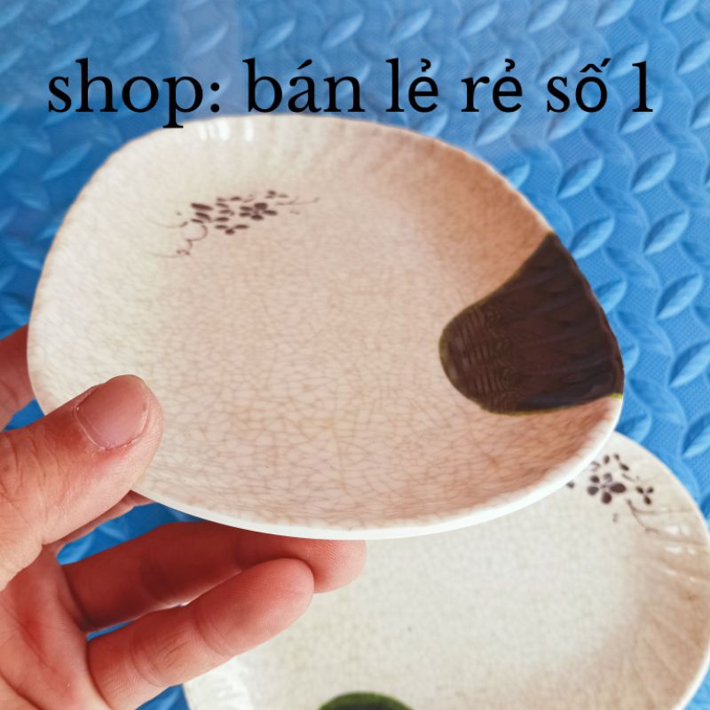 Đĩa phíp marimmell cao cấp hình bầu dục lòng sâu