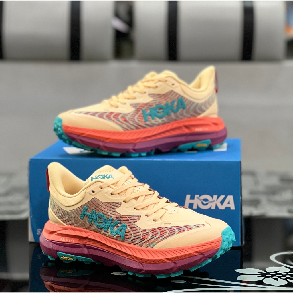 Giày Trail - Leo Núi H0ka Matafe Speed 4 Nam - Đế Vibram Chống Trơn Trượt - Full Box