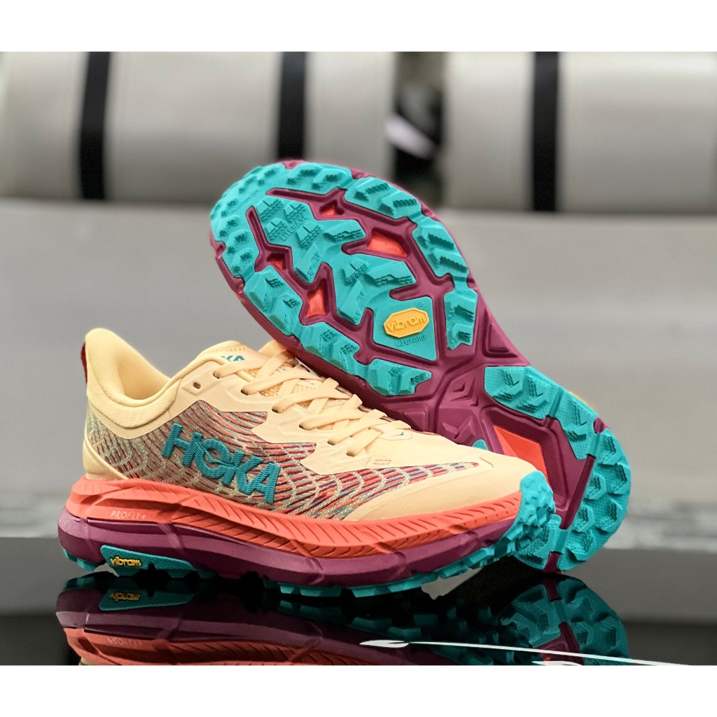 Giày Trail - Leo Núi H0ka Matafe Speed 4 Nam - Đế Vibram Chống Trơn Trượt - Full Box