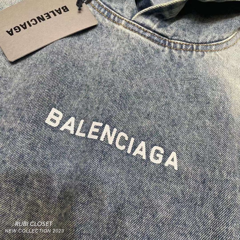 Áo hoodie bò BALENClAGA