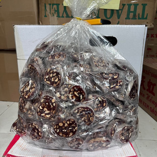 Sỉ 5kg kẹo chuối đậu phộng cuộn bánh tráng