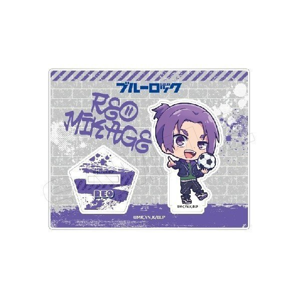 Mô hình standee BLUE LOCK ver ĐÁ BÓNG ĐƯỜNG PHỐ acrylic anime mica chibi trang trí trưng bày