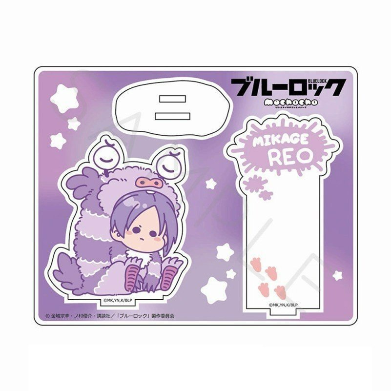 Standee  BLUE LOCK ver QUÁI VẬT CUTE acrylic mô hình anime mica chibi trang trí trưng bày
