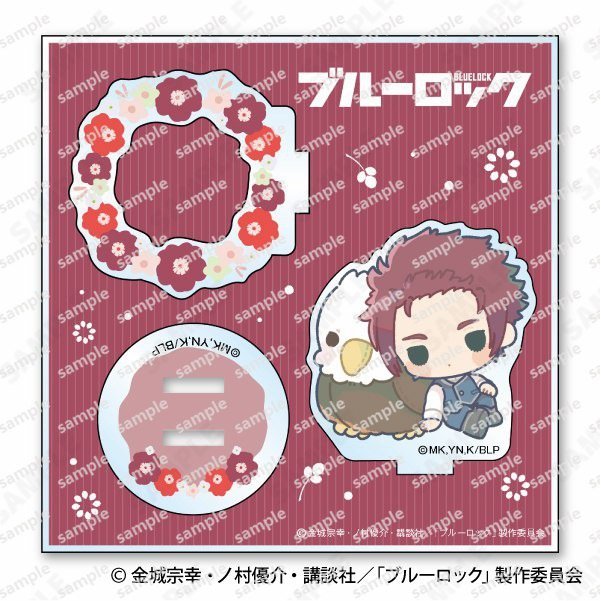 Standee 8CM BLUE LOCK ver ĐẠI BÀNG mô hình có khung tượng acrylic anime mica chibi xinh xắn