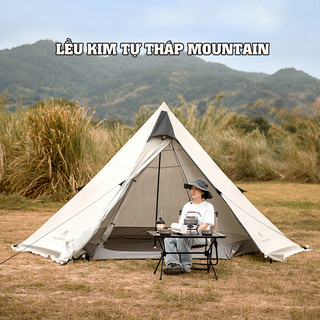 Lều kim tự tháp, hàng chính hãng Mountainhiker kích thước lớn, phù hợp gia đình đông thành viên, khu camping