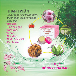 Kem mụn hoa anh đào - tặng 1g dextox xông mặt
