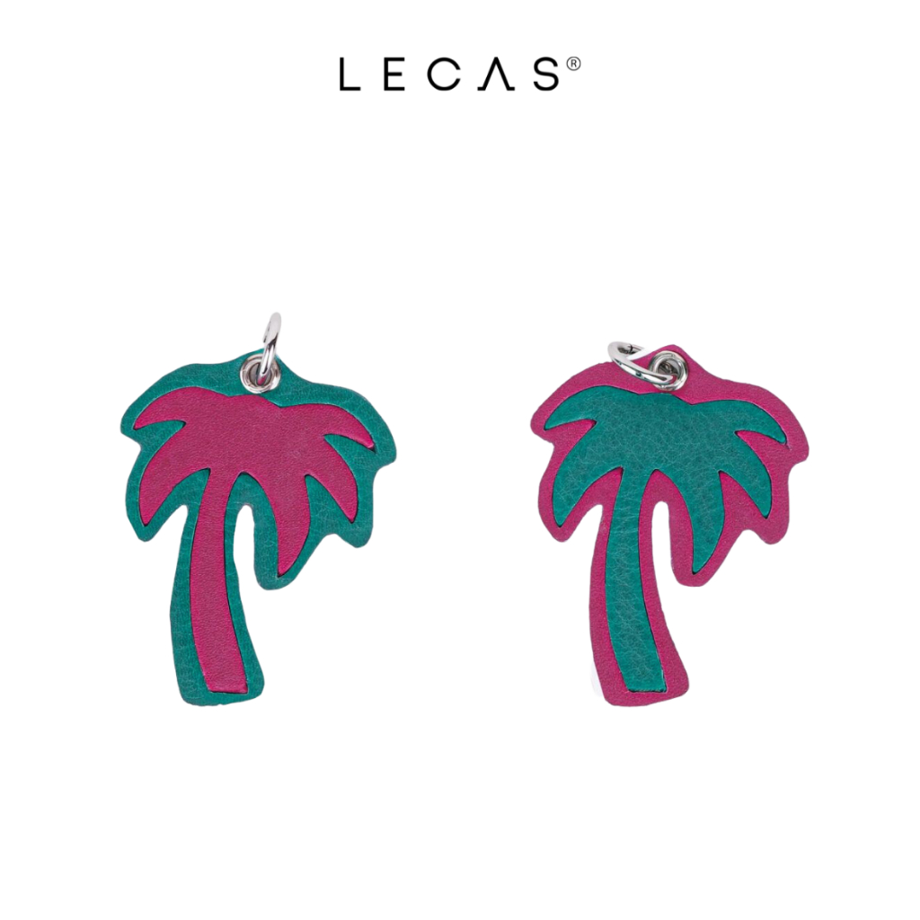 Phụ Kiện Trang Trí Túi/Ví Da Thật LECAS Charm COCO