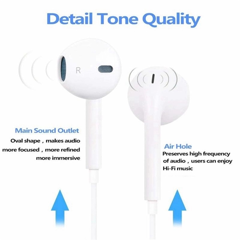Tai Nghe Chân Dẹt có dây và mic cao cấp cho táo 14promax/14/13promax/13/12promax/12/11promax/11/xsmax/7
