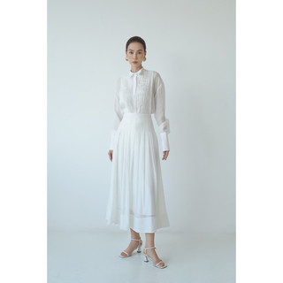 𝐂𝐡𝐥𝐨𝐞 𝐒𝐞𝐭 - set sơ mi chân váy xếp li thiết kế by havu