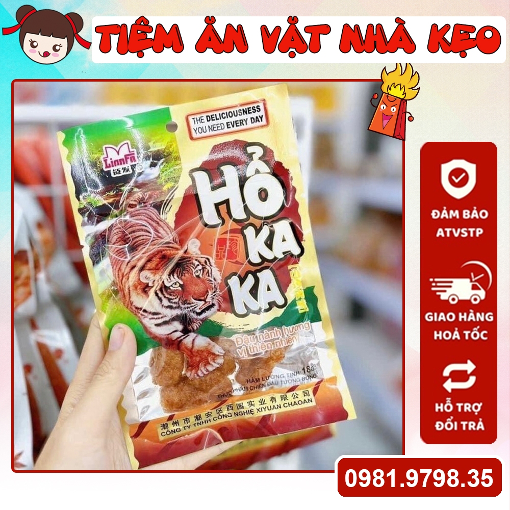 Snack miếng cay thịt hổ - Hổ Kaka (gói 18g)