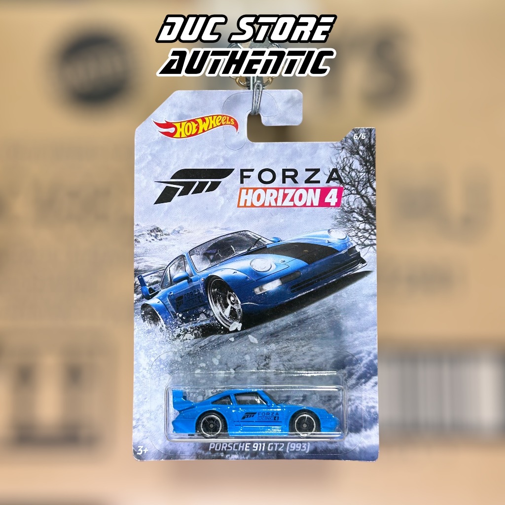 ducstore Xe mô hình GBB70 Hot Wheels Porsche 993 GT2 - Forza Horizon 4
