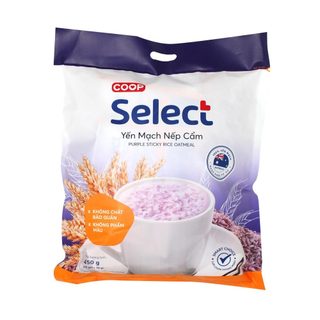 Bột yến mạch nếp cẩm Coop Select 450g