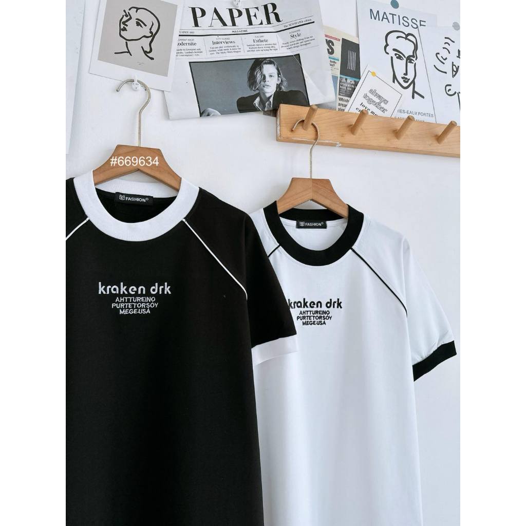 Babytee rộng thêu chữ #669634