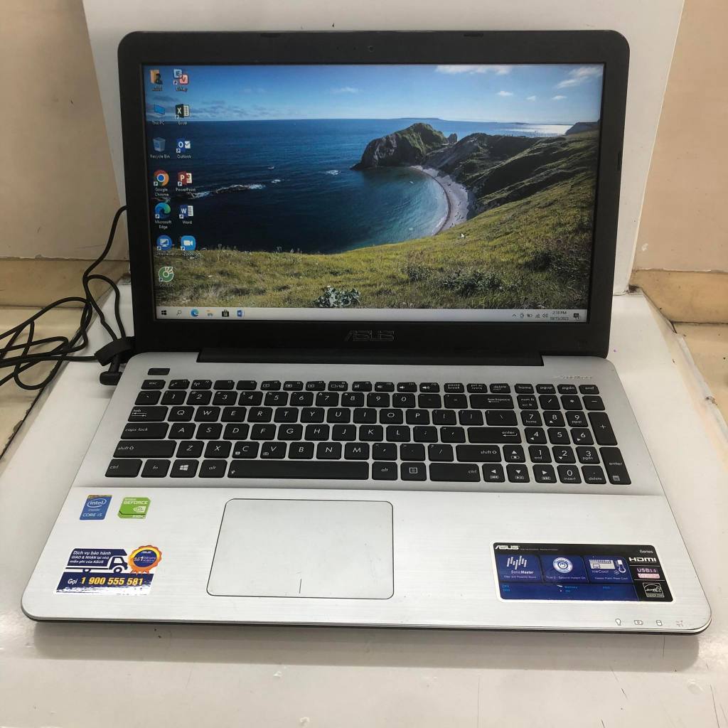 Máy Laptop ASUS X555LF Intel core i5-5200u, 8gb ram, 120gb ssd, Vga Nvidia GeForce 930M, 15.6 inch- Khoẻ, Rẻ