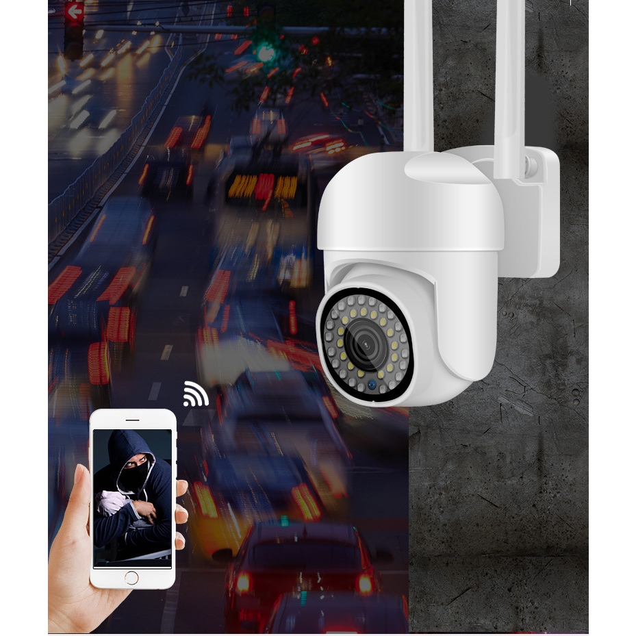 Camera Ngoài Trời PTZ MINI Xoay 360° Chống Nước YooSee Full HD 5MP ACK 36 Led Ban Đêm Trợ Sáng Đàm Thoại 2 Chiều - ACK