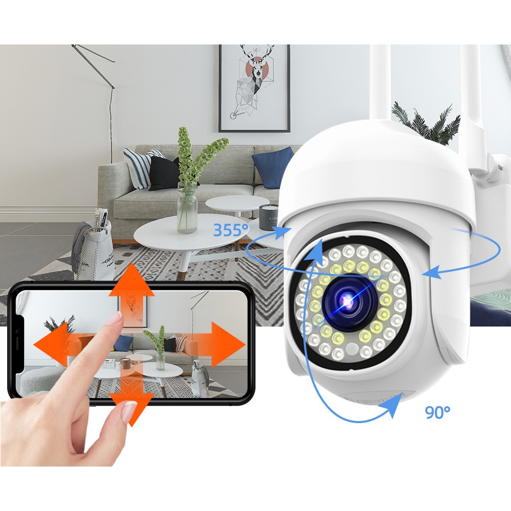 Camera Ngoài Trời PTZ MINI Xoay 360° Chống Nước YooSee Full HD 5MP ACK 36 Led Ban Đêm Trợ Sáng Đàm Thoại 2 Chiều - ACK