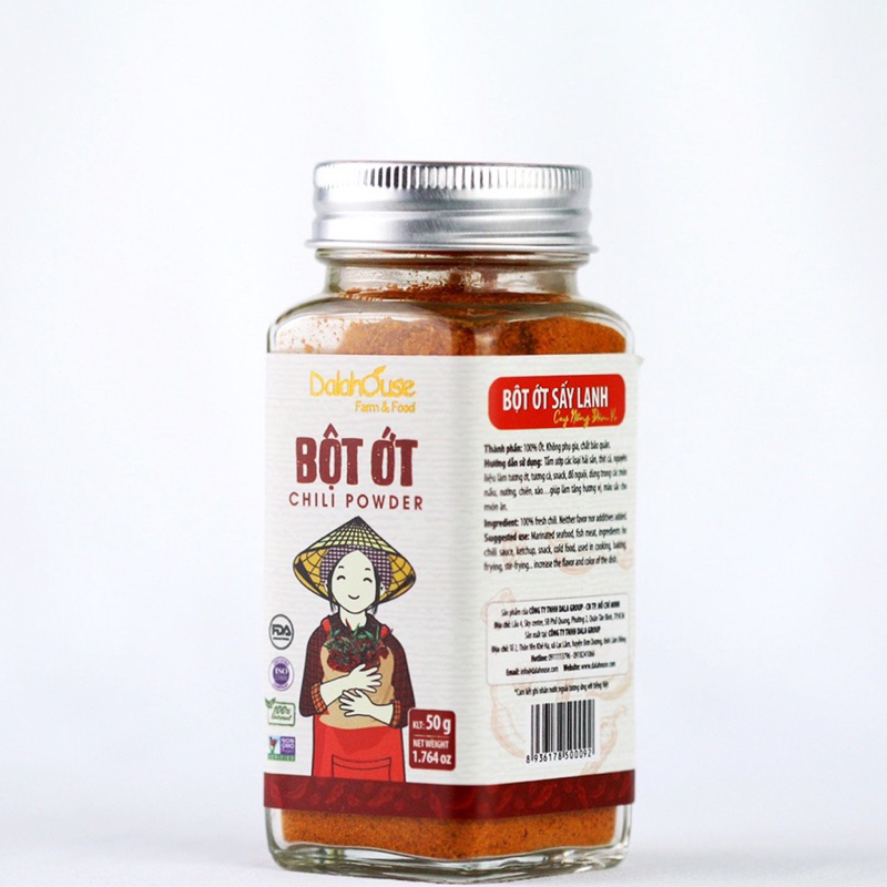 Bột ớt sấy lạnh Dalahouse