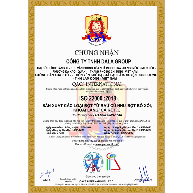 Bột ớt sấy lạnh Dalahouse