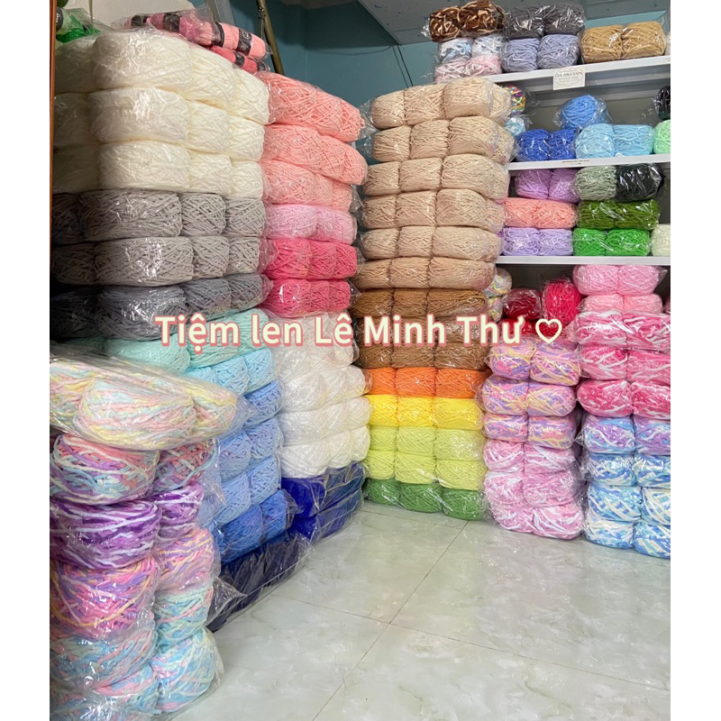 Len nhung đũa bông sữa sợi 5mm 165g