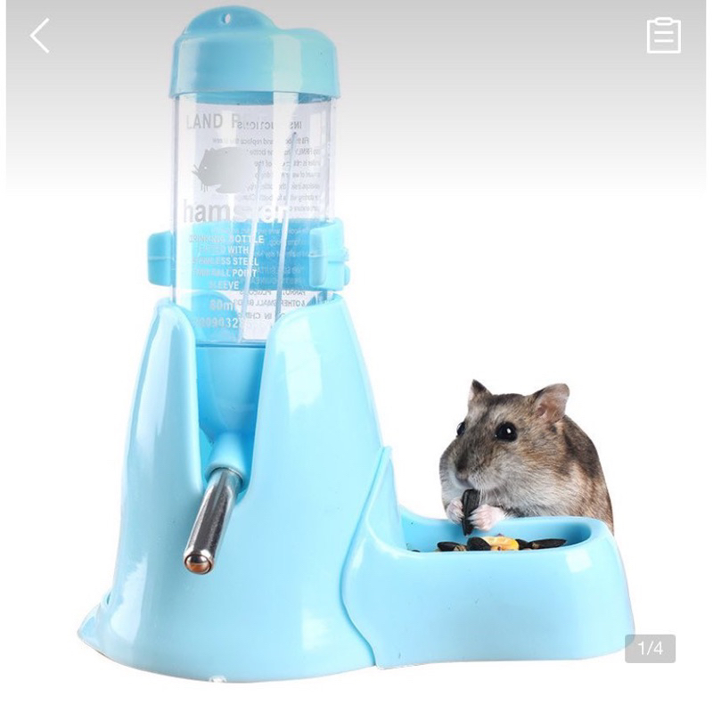Đế nước nhựa hamster - chân đế giữ bình nước cho hamter