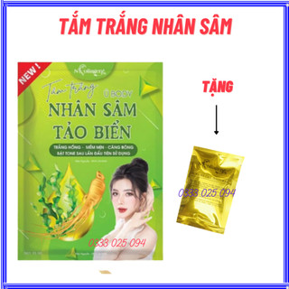 Ủ TRẮNG BODY NHÂN SÂM TẢO BIỂN N.COLLAGEN (Giúp kích thích trắng nhanh làn da s.ạ.m đen da mau hấp thụ kem).