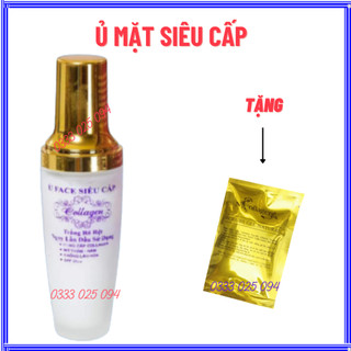 Ủ TRẮNG MẶT CHUYÊN SPA CAO CẤP N.COLLAGEN (Giảm n.ám, t.àn n.hang, thâm, bậc tone da giúp da mau hấp thụ kem). KL:70g