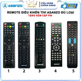REMOTE ĐIỀU KHIỂN TIVI ASANZO ĐỦ LOẠI HÀNG CHÍNH HÃNG BẢO HÀNH 12 THÁNG