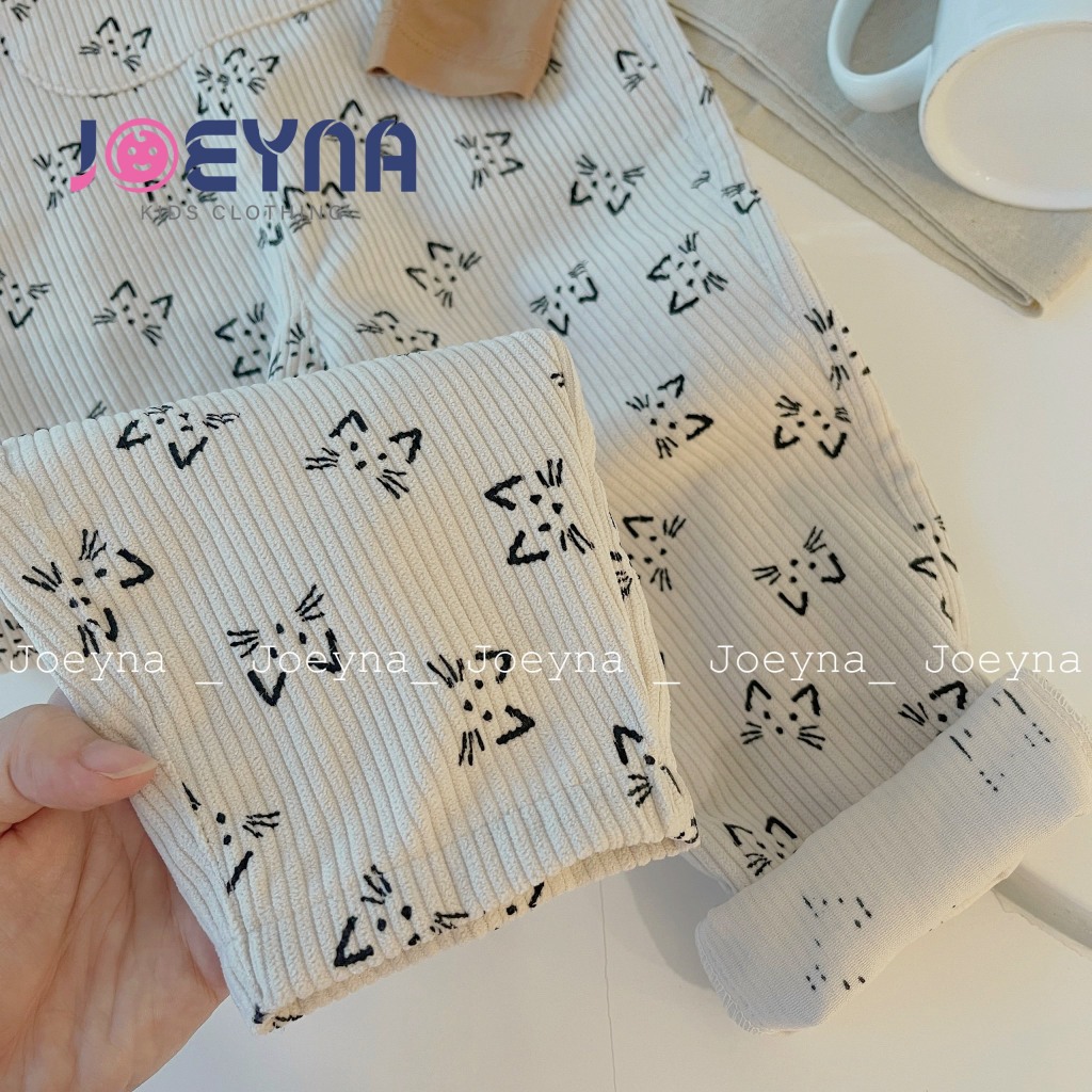 Yếm Nhung Joeyna Họa Tiết Cho Bé 8-23kg