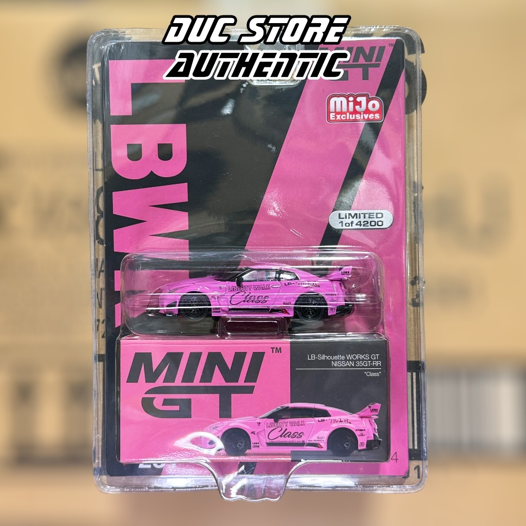 ducstore.vn Xe mô hình MiniGT #281 Hot Wheels LB-Silhouette WORKS GT NISSAN 35GT-RR Ver.1