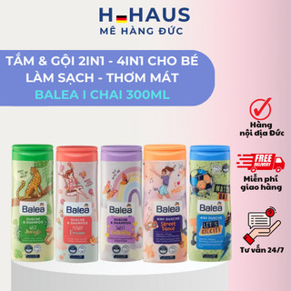 Sữa tắm gội 2in1 balea dusche & shampoo cho bé 300ml của đức