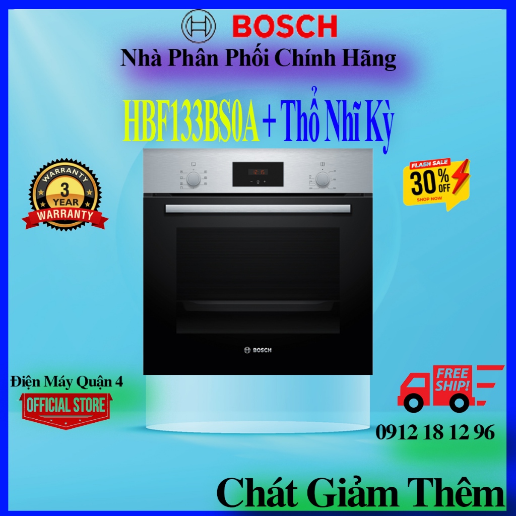 BOSCH HBF133BS0A - Lò Nướng Âm Tủ BOSCH HMH.HBF133BS0A Series 2