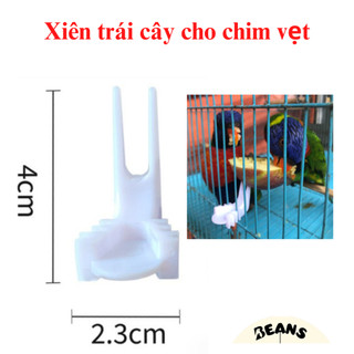 Xiên trái cây hoa quả , rau cho chim, vẹt nhỏ, sóc, hamster,... dùng được cho tất cả các mẫu lồng chim