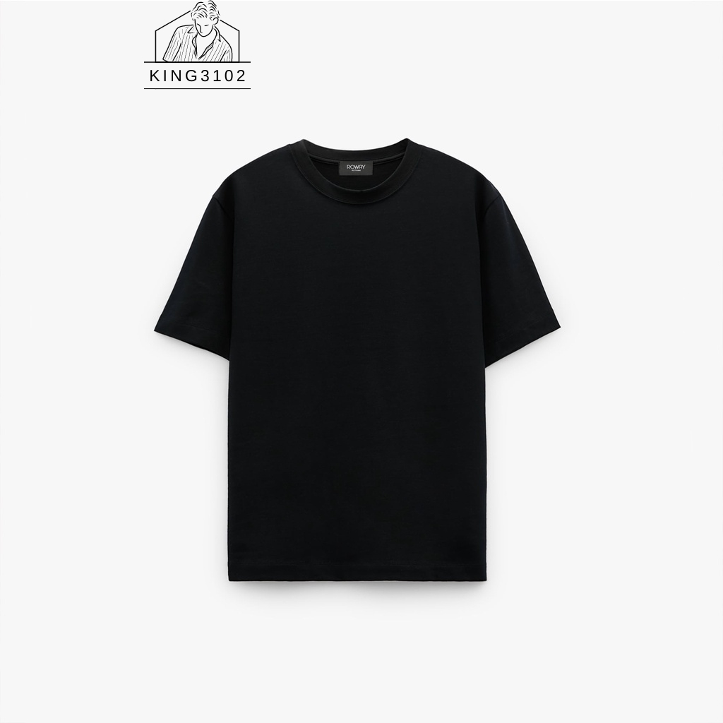 Áo Thun Nam, Áo Thun Local Brand Trơn Đen Trắng Vải Cotton Thoáng Mát, Thấm Hút Full Box Bill - Phông Trơn