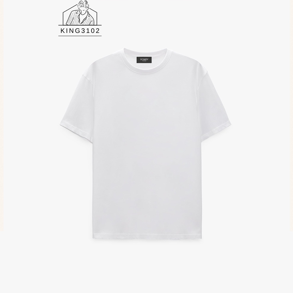 Áo Thun Nam, Áo Thun Local Brand Trơn Đen Trắng Vải Cotton Thoáng Mát, Thấm Hút Full Box Bill - Phông Trơn