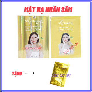 MẶT NẠ NHÂN SÂM N.COLLAGEN (kéo dài tuổi thọ da, mờ các n.ế.p n.h.ă.n, vết n.á.m, t.á.i t.ạ.o da trắng sáng).