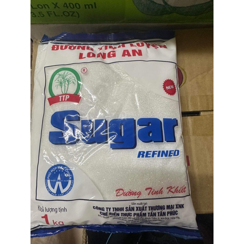 Đường tinh luyện Long An gói 500g-1kg