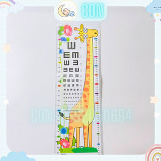 Decal dán tường, thước dán tường đo chiều cao cho bé