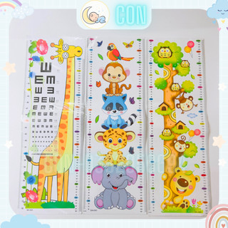 Decal dán tường, thước dán tường đo chiều cao cho bé