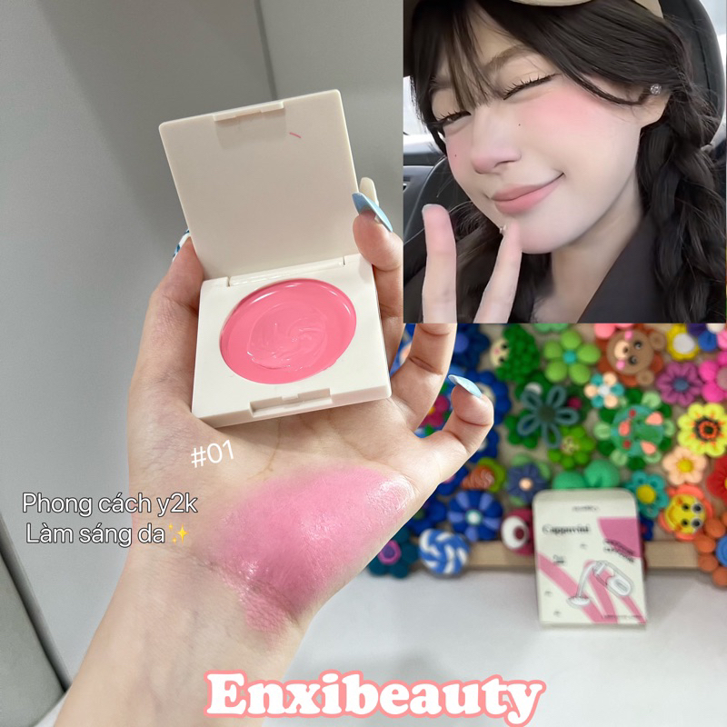 Kem má hồng Lì CAPPUVINI chống thấm nước và mồ hôi HOTTREND