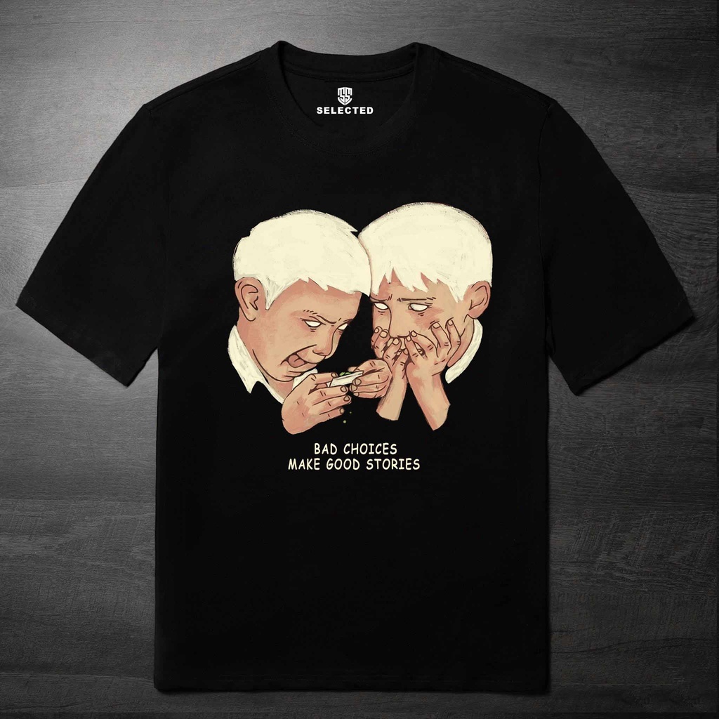 Áo Thun  unisex form rộng tay lỡ   in nổi hình hai người hít  kẹo , chất cotton co dãn mịn mát , áo phông cao cấp nam nữ