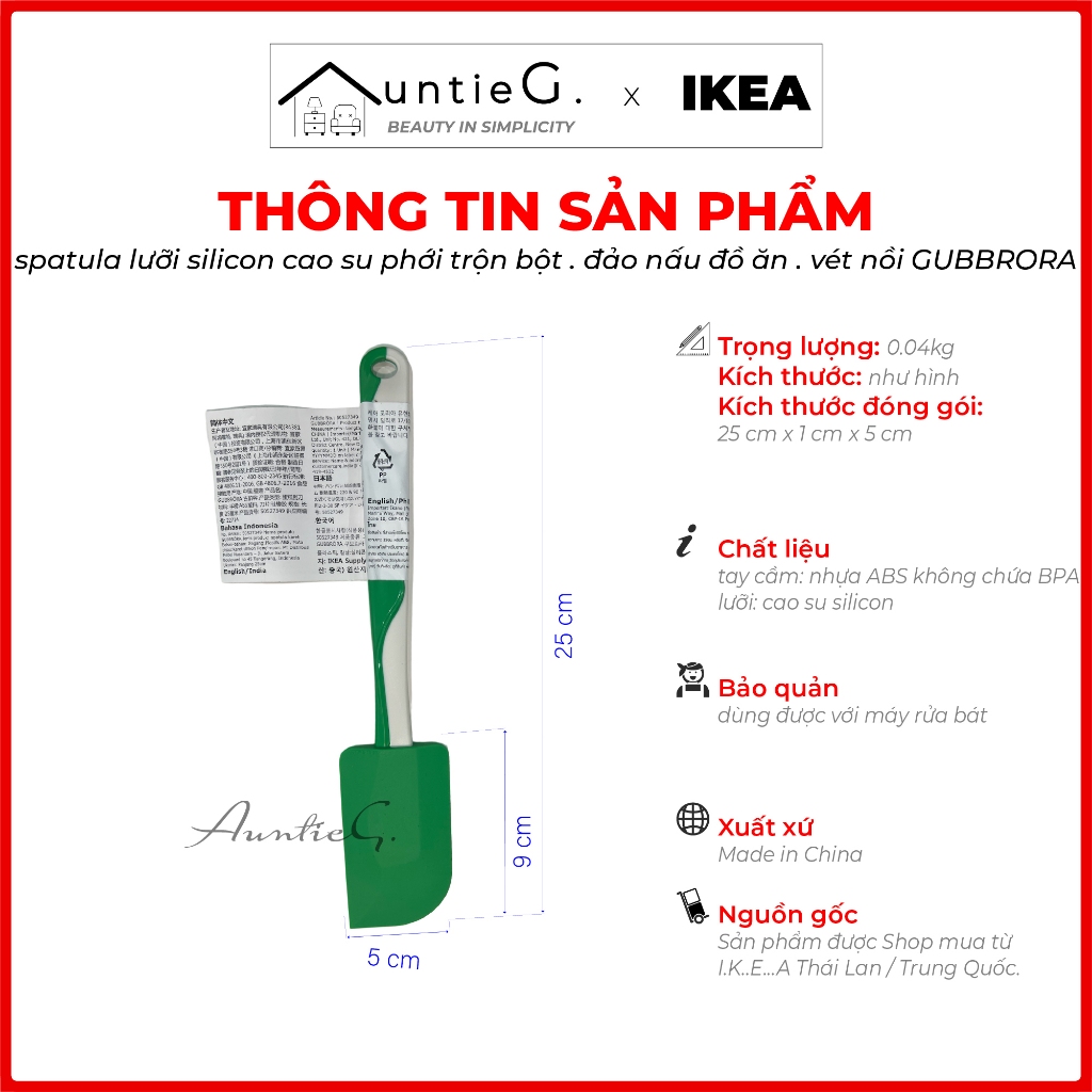 Spatula Phới vét bột GUBBRoRA IKEA
