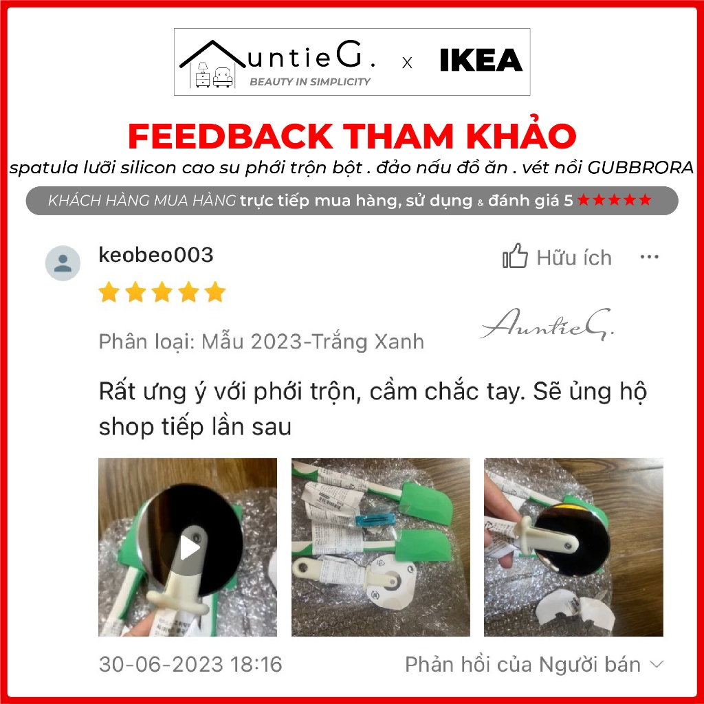 Spatula Phới vét bột GUBBRoRA IKEA